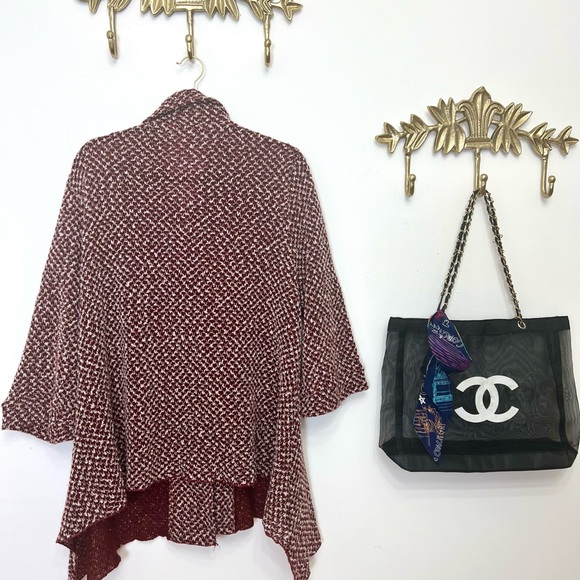 Spring Violet Ruby Boucle style cardigan XL ptp 24” l 30” - Picture 3 of 4